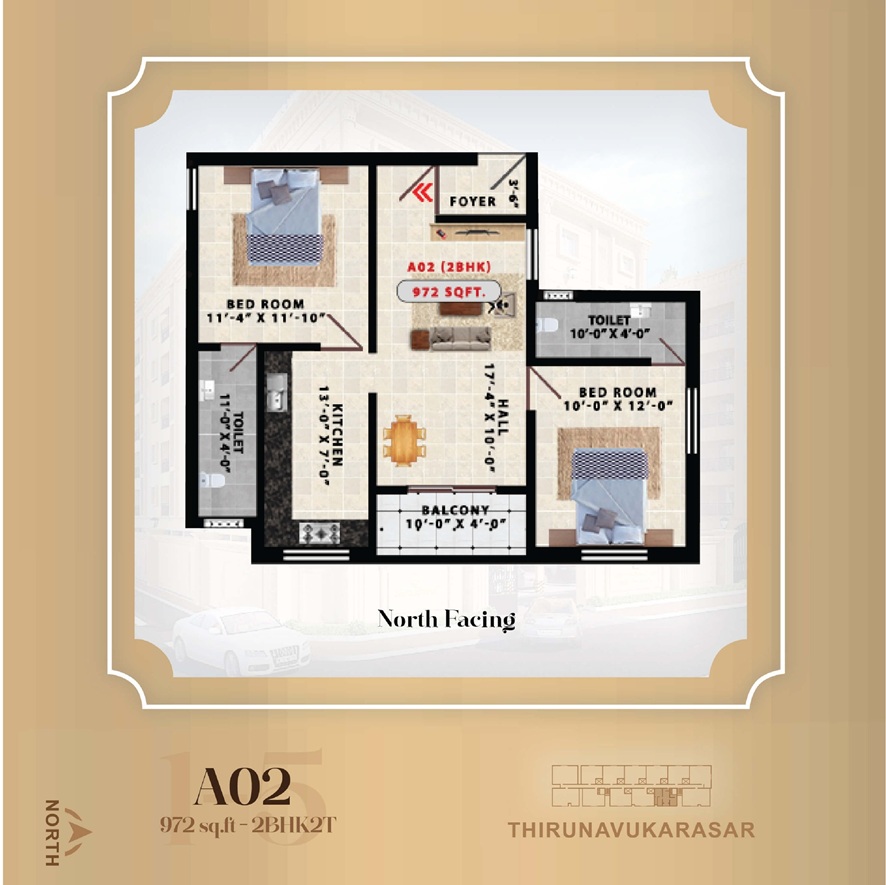 2 and 3 Bhk Apartment in Tambaram